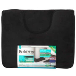 B&M Bath Mat Set - Black