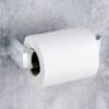 B&M Chrome Fitted Toilet Roll Holder -Kitchen and Tableware Store 389952 chrome fitted roll holder