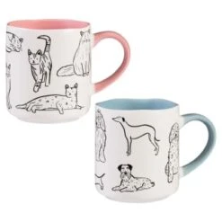 B&M Cat Person Mug -Kitchen and Tableware Store 390180 cat and dog person mug main