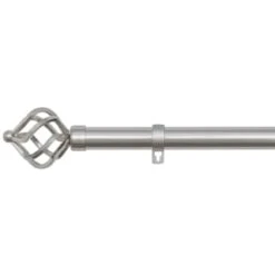 B&M Steel Mace Cage Curtain Pole 70 - 120cm 5 B&M Steel Mace Cage Curtain Pole 70 - 120cm -Kitchen and Tableware Store 390208 390209 steel mace cage curtain pole