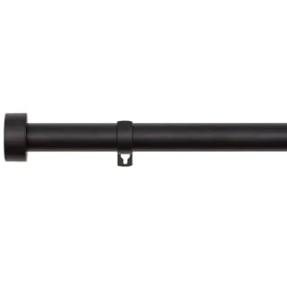 B&M Black Stud End Curtain Pole 70 - 120cm 4 B&M Black Stud End Curtain Pole 70 - 120cm - Image 2