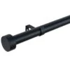 B&M Black Stud End Curtain Pole 120 - 220cm -Kitchen and Tableware Store 390236 390237 black stud end pole 2 1