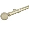 B&M Shiny Gold Orb Curtain Pole 70 - 120cm -Kitchen and Tableware Store 390239 390240 shiny gold orb round pole 3