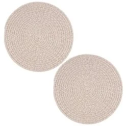 B&M Cotton Woven Placemats 2pk 7 B&M Cotton Woven Placemats 2pk -Kitchen and Tableware Store 390337 2pk cotton woven placemats natural 2