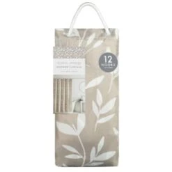 Kitchen and Tableware Store 29 Grey Geo Printed Shower Curtain