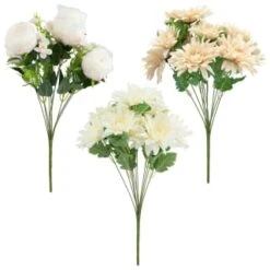 B&M Large Flower Bunch - Cream 7 B&M Large Flower Bunch - Cream -Kitchen and Tableware Store 390731 large bunch group