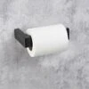 B&M Black Fitted Toilet Roll Holder 1 B&M Black Fitted Toilet Roll Holder -Kitchen and Tableware Store 391065 black fitted roll holder