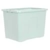B&M Storage Box With Lid 80L - Sage