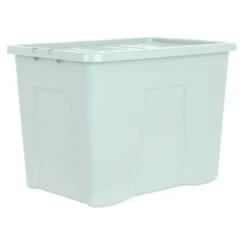 Kitchen and Tableware Store 39 B&M Storage Box With Lid 80L - Sage
