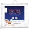 B&M Triple Filled Mattress Protector - Double 2 B&M Triple Filled Mattress Protector - Double -Kitchen and Tableware Store 391977 391978 home and co triple filled mattress protector double king size