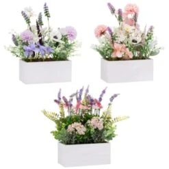 Bloom Floral Window Box - Purple 7 Bloom Floral Window Box - Purple -Kitchen and Tableware Store 392832 floral window box group