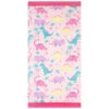 B&M Children's Beach Towel - Dinosaur -Kitchen and Tableware Store 393914 childrens beach towel pink dinosaur 2