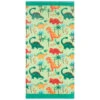 B&M Children's Beach Towel - Green Dinosaur 2 B&M Children's Beach Towel - Green Dinosaur -Kitchen and Tableware Store 393915 childrens beach towel green dinosaur 2
