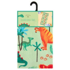 B&M Children's Beach Towel - Green Dinosaur -Kitchen and Tableware Store 393915 childrens beach towel green dinosaur