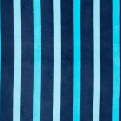 B&M Adult's Beach Towel - Blue Stripes -Kitchen and Tableware Store 393917 adult printed beach towel blue stripe 4