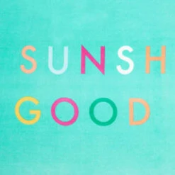 B&M Adult's Beach Towel - Sunshine & Good Times -Kitchen and Tableware Store 393919 adult slogan beach towel sunshine and good times 3