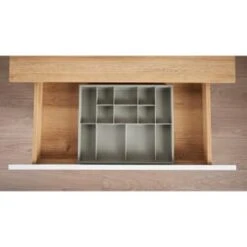 B&M Expandable Drawer Organiser -Kitchen and Tableware Store 393927 expandable drawer organiser grey 3