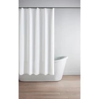 Simply Everyday Shower Curtain - White 3 Simply Everyday Shower Curtain - White