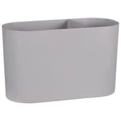 Simply Everyday Matte Grey Toothbrush Holder