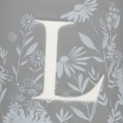 B&M Floral Alphabet Mug (Assorted) 23 B&M Floral Alphabet Mug (Assorted) -Kitchen and Tableware Store 394397 floral alphabet mug grey l 2