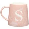B&M Floral Alphabet Mug (Assorted) -Kitchen and Tableware Store 394397 floral alphabet mug pink s