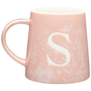 B&M Floral Alphabet Mug (Assorted) 3 B&M Floral Alphabet Mug (Assorted)