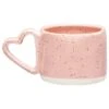 B&M Heart Handle Speckled Mug -Kitchen and Tableware Store 394404 heart handle speckled mug