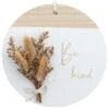 B&M Pampas Grass Hanging Plaque -Kitchen and Tableware Store 394461 pampas hanging plaque 2