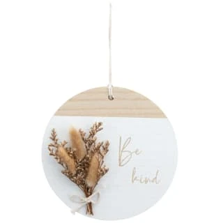 B&M Pampas Grass Hanging Plaque 4 B&M Pampas Grass Hanging Plaque - Image 2