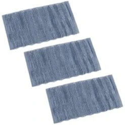 Retreat Knitted Face Cloths 3pk - Blue -Kitchen and Tableware Store 394617 3pk retreat face cloths blue