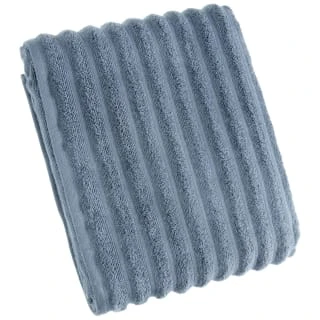 Retreat Knitted Bath Sheet - Blue 3 Retreat Knitted Bath Sheet - Blue