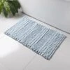 Retreat Knitted Bath Mat 50 X 80cm - Light Blue