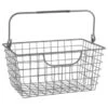B&M Basket With Handles - Grey -Kitchen and Tableware Store 394683 basket with handle gey
