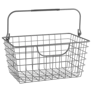 B&M Basket With Handles - Grey 3 B&M Basket With Handles - Grey