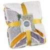 B&M Simply Geo Waffle Throw - Ochre -Kitchen and Tableware Store 394916 simply geo waffle throw ochre