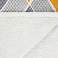 B&M Simply Geo Waffle Throw - Ochre -Kitchen and Tableware Store 394916 simply geo waffle throw ochre 4