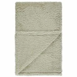 B&M Simply Teddy Sage Rolled Throw -Kitchen and Tableware Store 394930 teddy throw sage 4