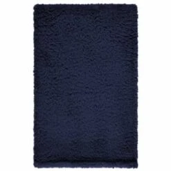 B&M Simply Teddy Navy Rolled Throw -Kitchen and Tableware Store 394931 teddy throw navy 4