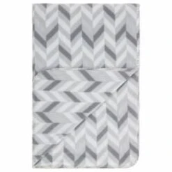 Simply Grey & Geo Print Polar Fleece Throw 2pk -Kitchen and Tableware Store 395031 simply super soft throws 2pk grey geo 3