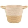 B&M Two Tone Rope Basket - Natural 2 B&M Two Tone Rope Basket - Natural -Kitchen and Tableware Store 395886 two tone rope basket natural