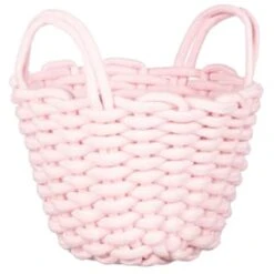 B&M Thick Rope Basket - Pink