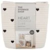 B&M Heart Shaped Storage Cube -Kitchen and Tableware Store 395923 heart shaped storage cube 2