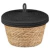 B&M Kendall Basket With Lid - Black -Kitchen and Tableware Store 395974 kendall basket with lid black 2