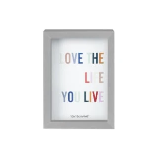 B&M Colourblock Frame 4 X 6" - Silver 4 B&M Colourblock Frame 4 X 6" - Silver - Image 2