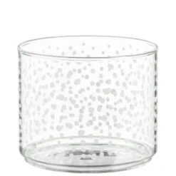 B&M Printed Glass Stackable Storage Jars 3pc - White -Kitchen and Tableware Store 396484 3pk printed glass stackable storage jars white 5