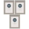 Simply Everyday 4 X 6" Block Frames 3pk - Grey -Kitchen and Tableware Store 396578 3pk simply everyday block frames 4x6 grey