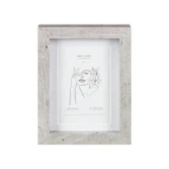 B&M Concrete Effect Photo Frame 4 X 6" 5 B&M Concrete Effect Photo Frame 4 X 6" -Kitchen and Tableware Store 396620 concrete effect frame 4x6 1