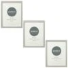 Simply Everyday 8 X 10" Block Frames 3pk - Grey -Kitchen and Tableware Store 396677 3pk simply everyday 8x10 photo frame grey