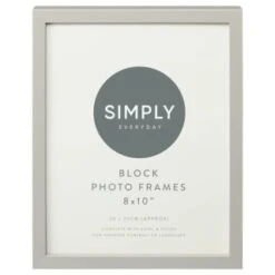 Simply Everyday 8 X 10" Block Frames 3pk - Grey 7 Simply Everyday 8 X 10" Block Frames 3pk - Grey -Kitchen and Tableware Store 396677 3pk simply everyday 8x10 photo frame grey 2