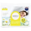 Simply Everyday Soft Touch Value Duvet 4.5 Tog - King 1 Simply Everyday Soft Touch Value Duvet 4.5 Tog - King -Kitchen and Tableware Store 397296 simply everyday soft touch duvet 4 5 tog king